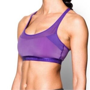 UNDER ARMOUR Women's Purple Breath Bra Sz Small